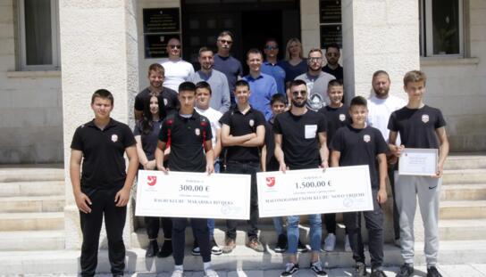 Svečani prijam za Ragbi klub ,,Makarska rivijera'' i  MNK Novo vrijeme