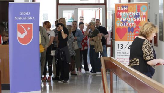 Veliki odaziv na besplatne preventivne preglede u organizaciji Grada Makarske i KBC-a Split