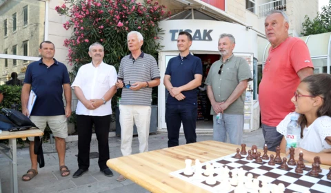 Tradicionalna šahovska simultanka održana unatoč visokim temperaturama