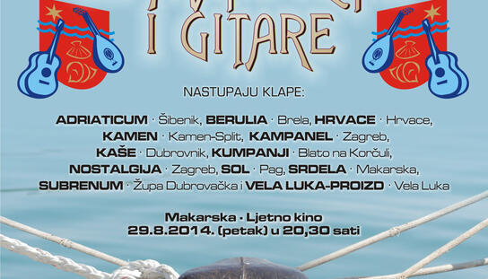U petak  jubilarno 10. izdanje Festivala klapa uz mandoline i gitare