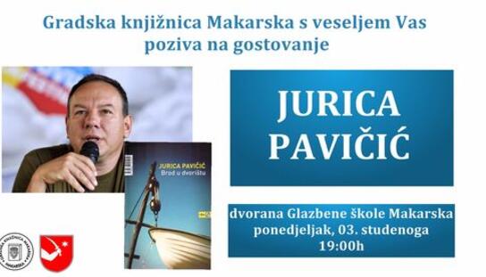 Mjesec hrvatske knjige: Jurica Pavičić 3. studenog u Makarskoj predstavlja knjigu 'Brod u dvorištu'