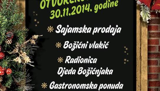 Božićni grad: Svečano otvaranje u nedjelju uz Jacquesa Houdeka