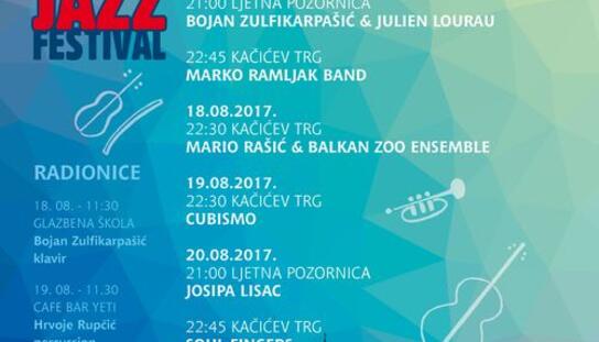 Od 17. do 20. kolovoza 4. izdanje Jazz Festivala: U Makarsku dolaze Josipa Lisac, Cubismo, Soul Fingers…