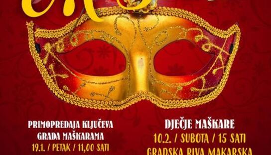 Počinju pokladni dani: U petak primopredaja ključeva, zimski karneval 13. veljače