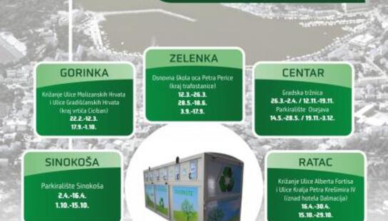 Promjena lokacije: Mobilno reciklažno dvorište na Dugišu