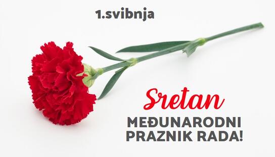 Čestitka gradonačelnika Jure Brkana povodom 1. svibnja