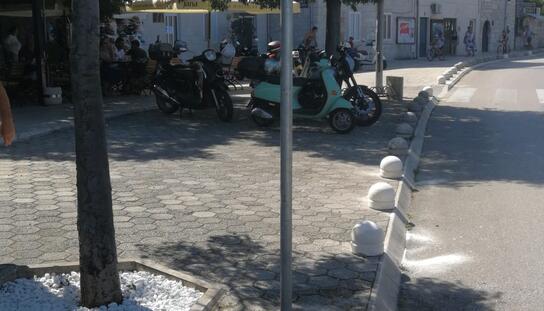Nova parkirališna mjesta za motocikle i skutere na Marineti