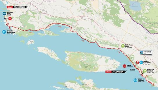 CRO Race 2021.: Cilj treće etape u četvrtak 30. rujna u Makarskoj
