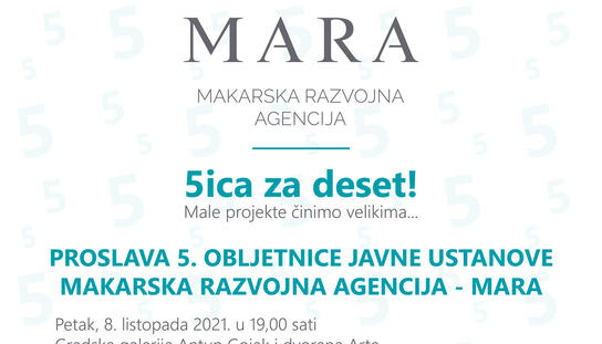 MARA slavi 5. rođendan