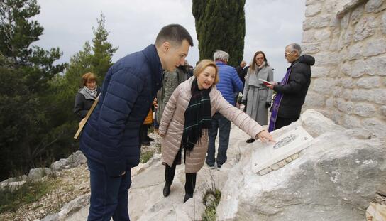 Makarska na karti europskih kulturnih ruta: Otkrivena stopa sv. Martina u Kotišini