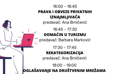 U subotu edukacija za privatne iznajmljivače u Makarskoj
